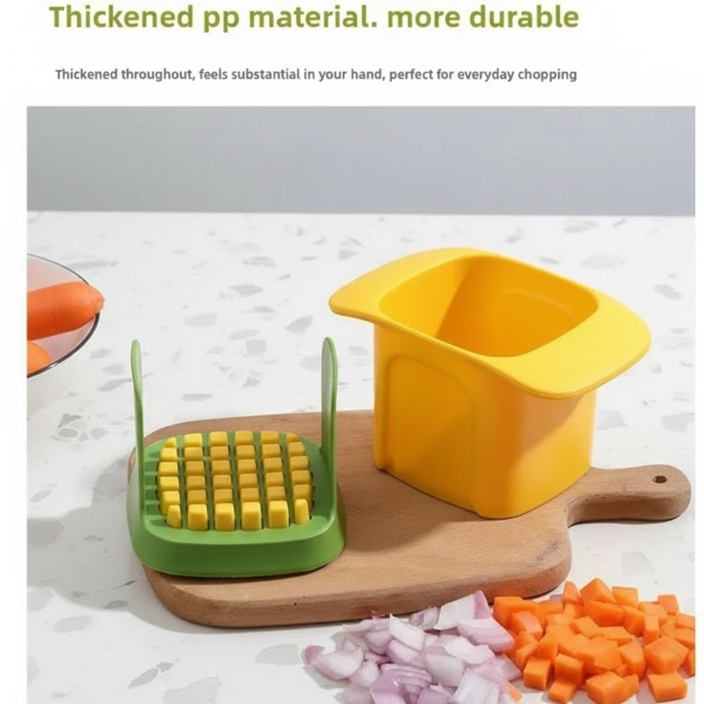 Multifunctional Vegetable Chopper & Onion Dicer – Cucumber Potato Slicer Kitchen Tool
